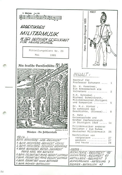 Mitteilungsblatt Nr. 26