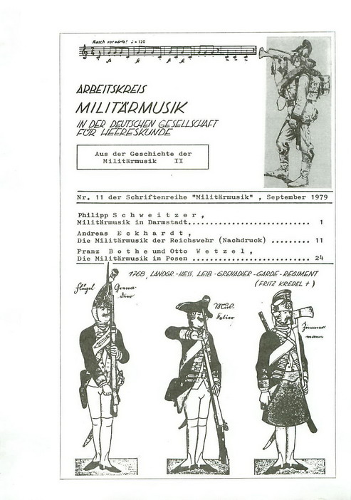 Schriftenreihe "Militärmusik" Nr. 11