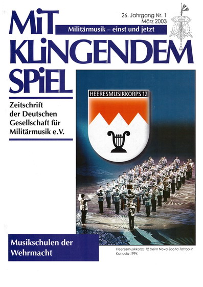 Mit klingendem Spiel, 2003 Nr. 1