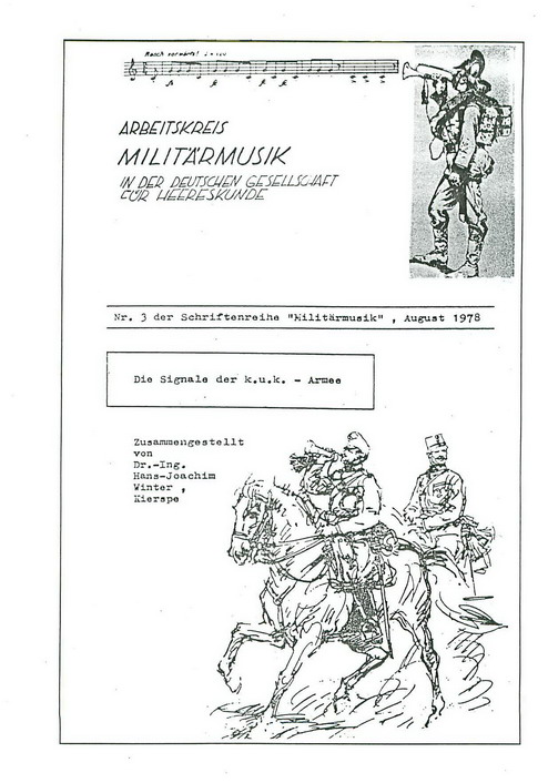 Schriftenreihe "Militärmusik" Nr. 03