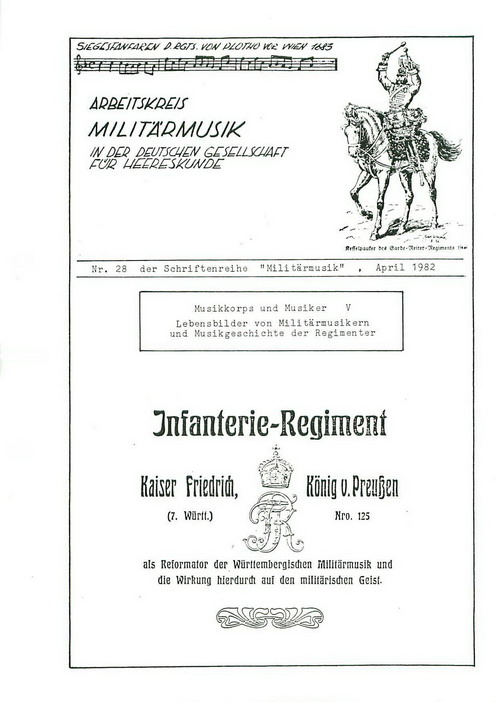 Schriftenreihe "Militärmusik" Nr. 28