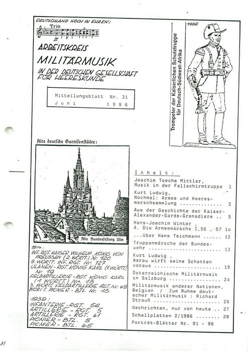 Mitteilungsblatt Nr. 31