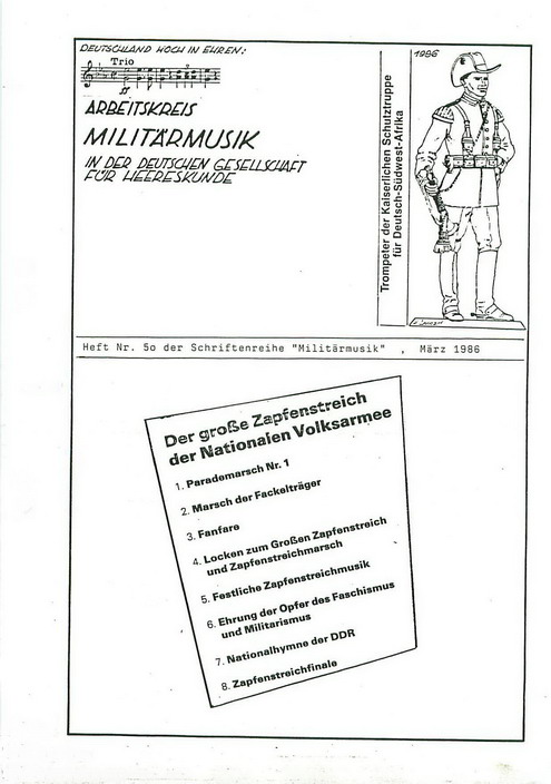 Schriftenreihe "Militärmusik" Nr. 50