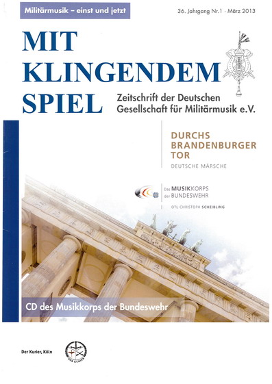 Mit klingendem Spiel, 2013 Nr. 1