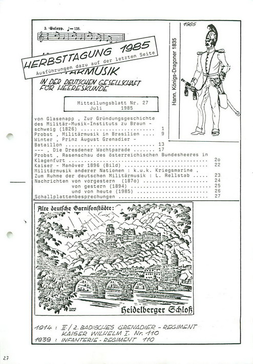 Mitteilungsblatt Nr. 27