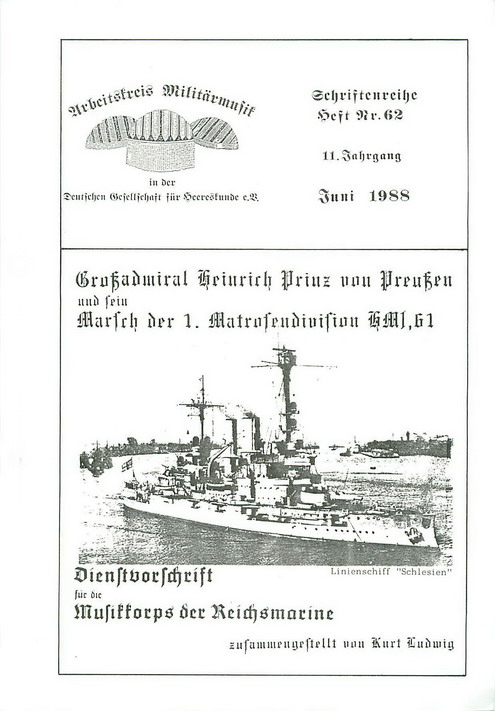 Schriftenreihe "Militärmusik" Nr. 62